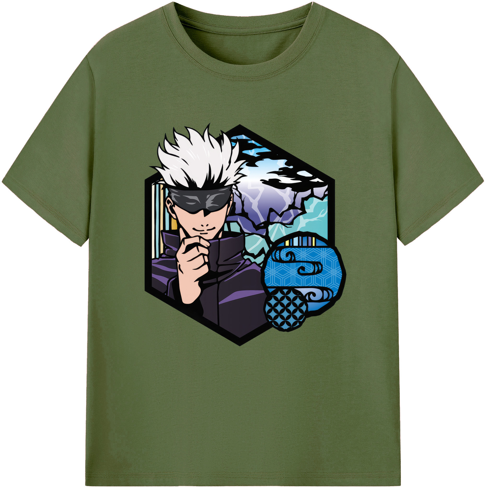 （画像用） 呪術廻戦 Jujutsu Kaisen 綿100％半袖Tシャツ（フロントプリント）